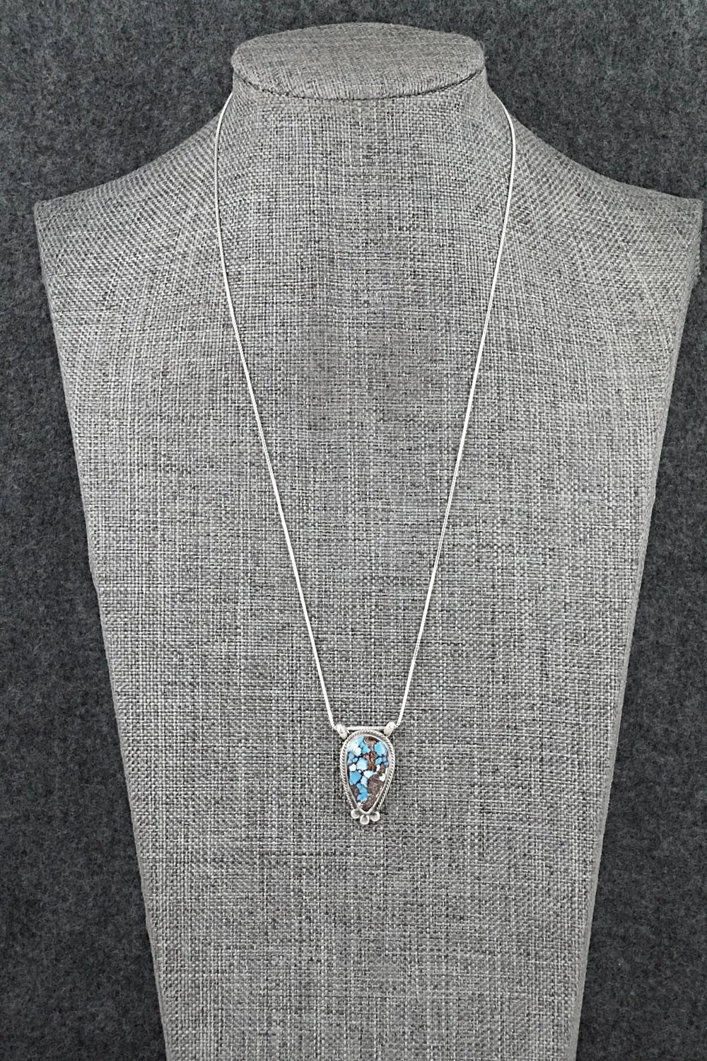 Turquoise & Sterling Silver Necklace - Sharon McCarthy