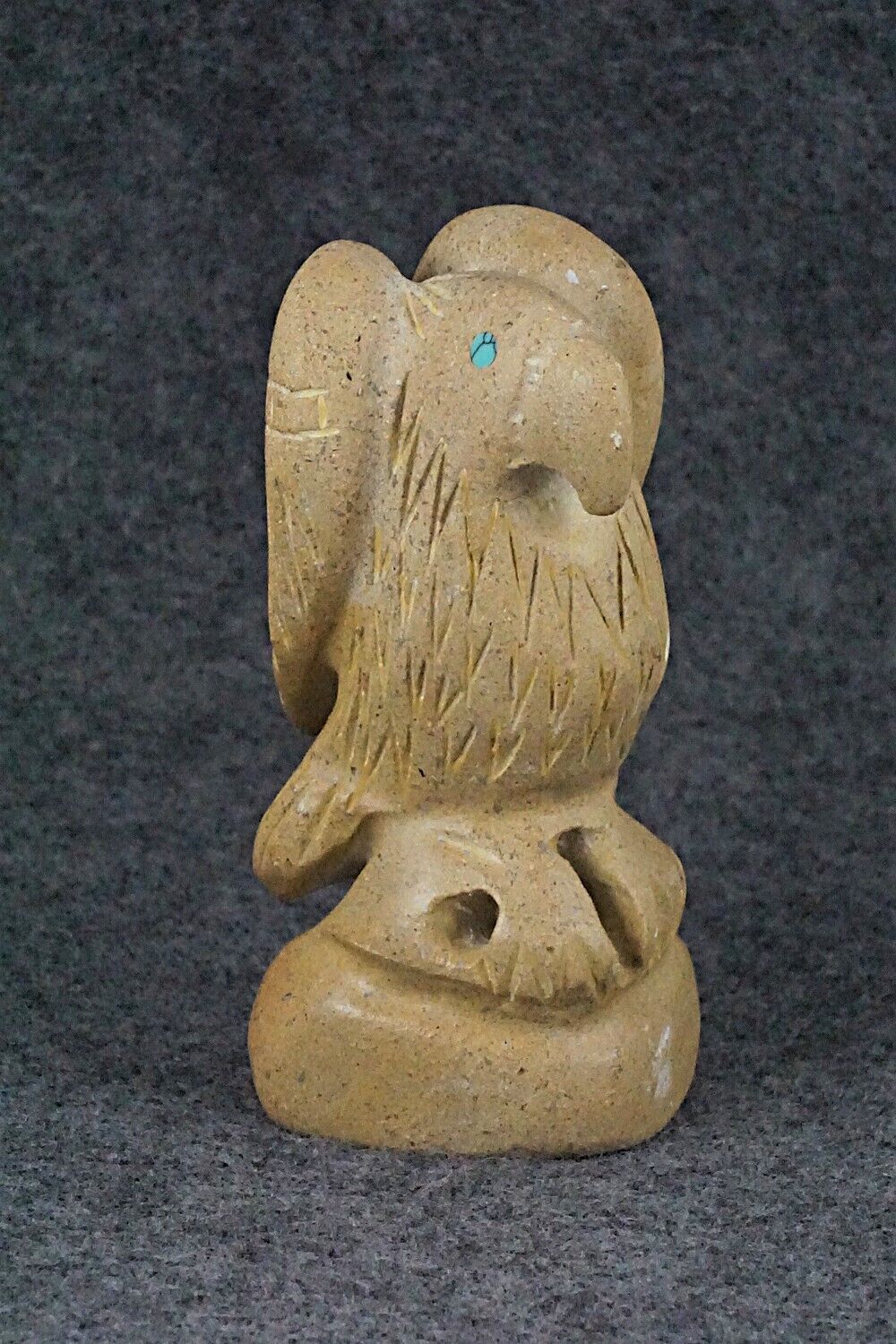 Eagle Zuni Fetish Carving - Daniel Chattin