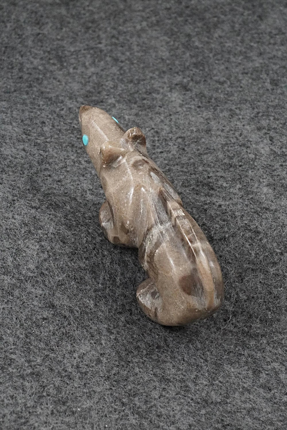 Mountain Lion Zuni Fetish Carving - Ronnie Lunasee