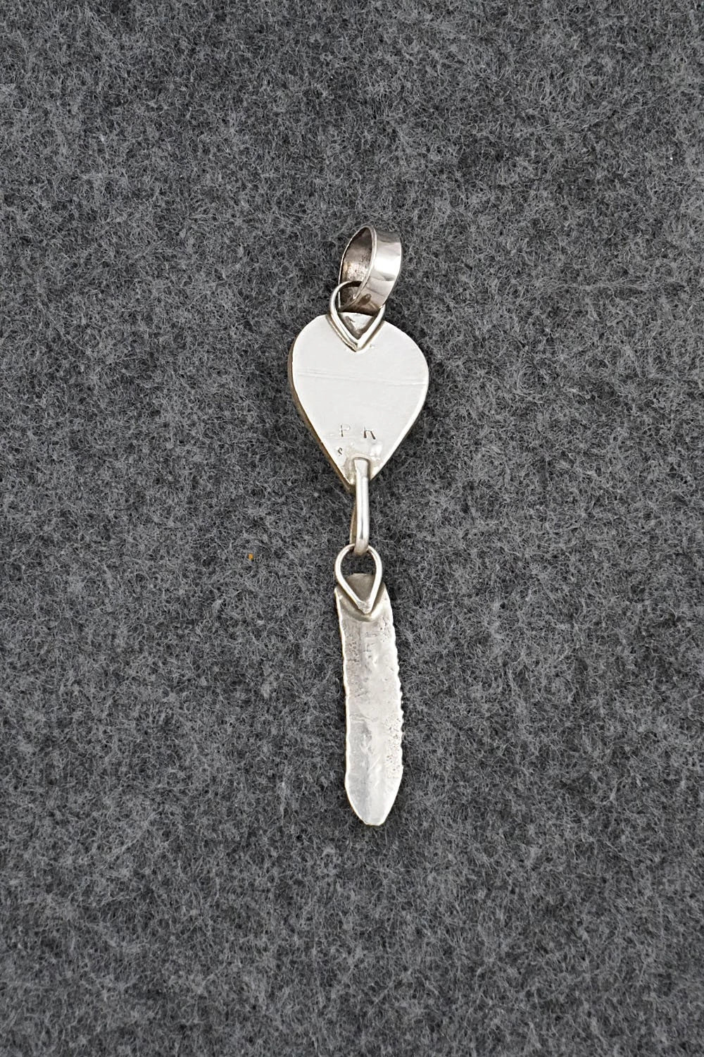 Turquoise & Sterling Silver Pendant - Priscilla Reeder