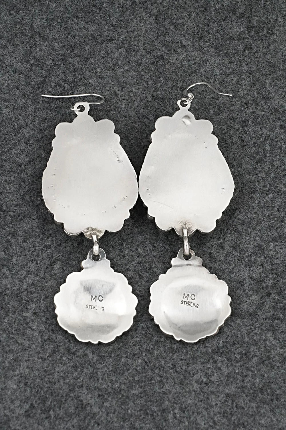 Turquoise & Sterling Silver Earrings - Michael Calladitto