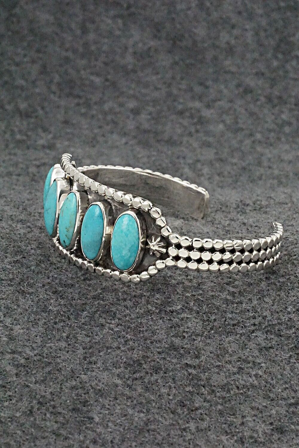 Turquoise & Sterling Silver Bracelet - Darrell Morgan