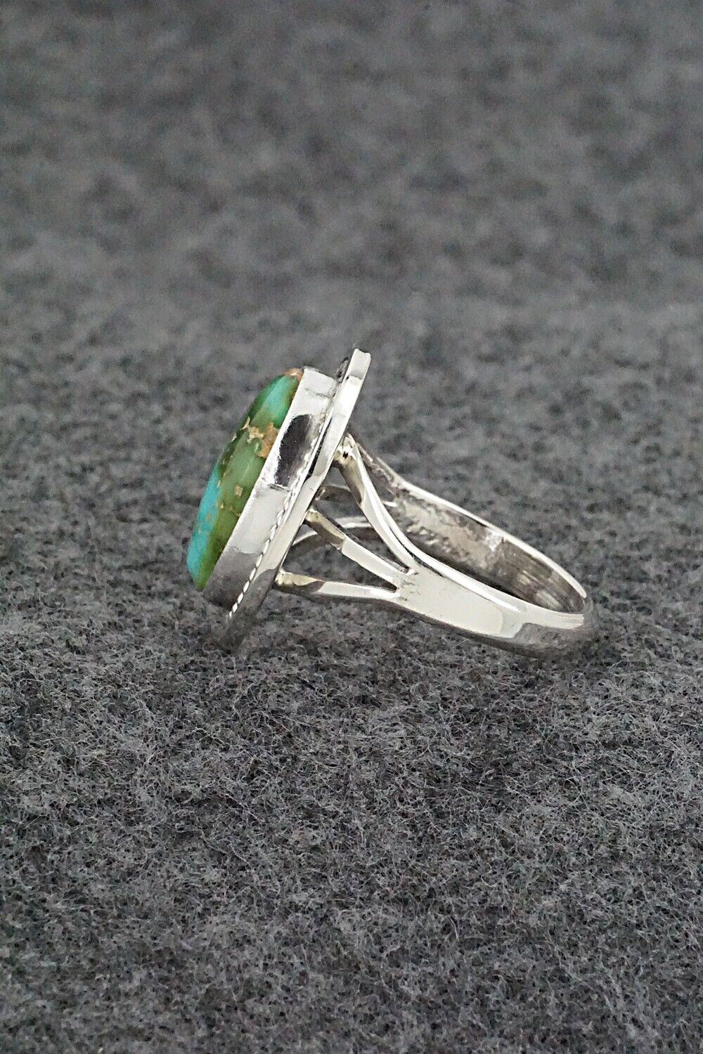 Turquoise & Sterling Silver Ring - Daniel Benally - Size 8