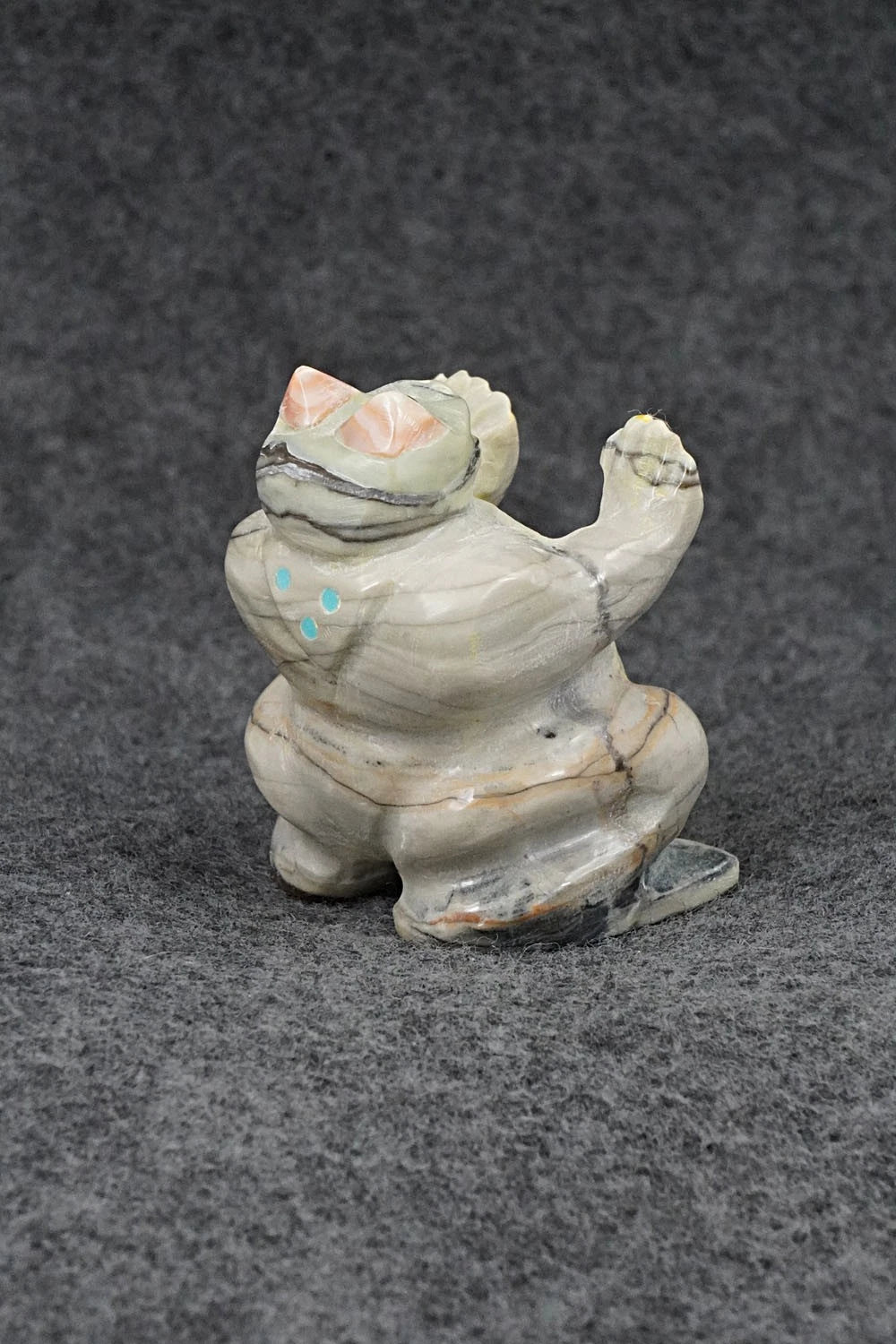 Frog Zuni Fetish Carving - Freddie Leekya