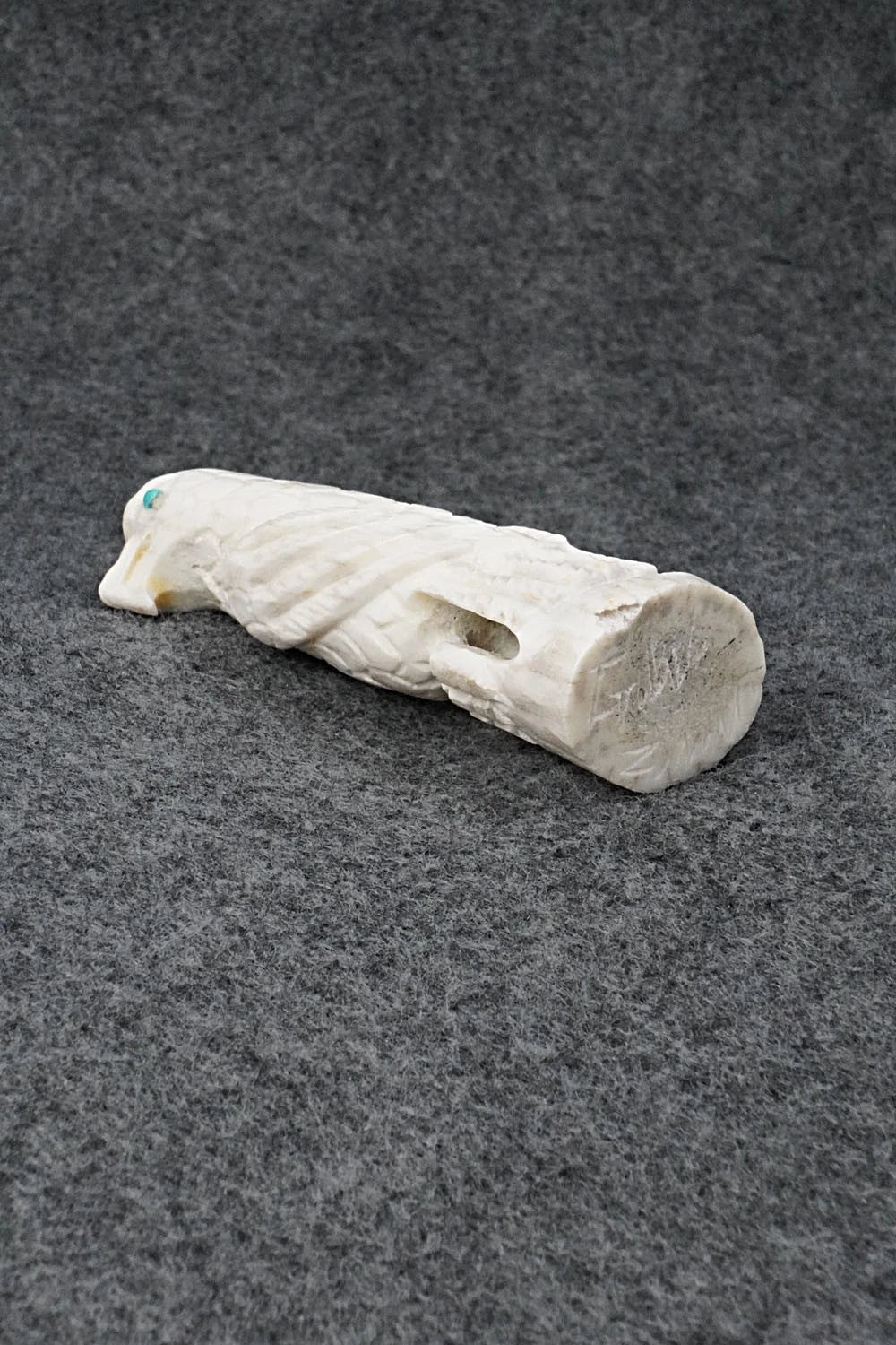 Eagle Zuni Fetish Carving - Garrick Weeka