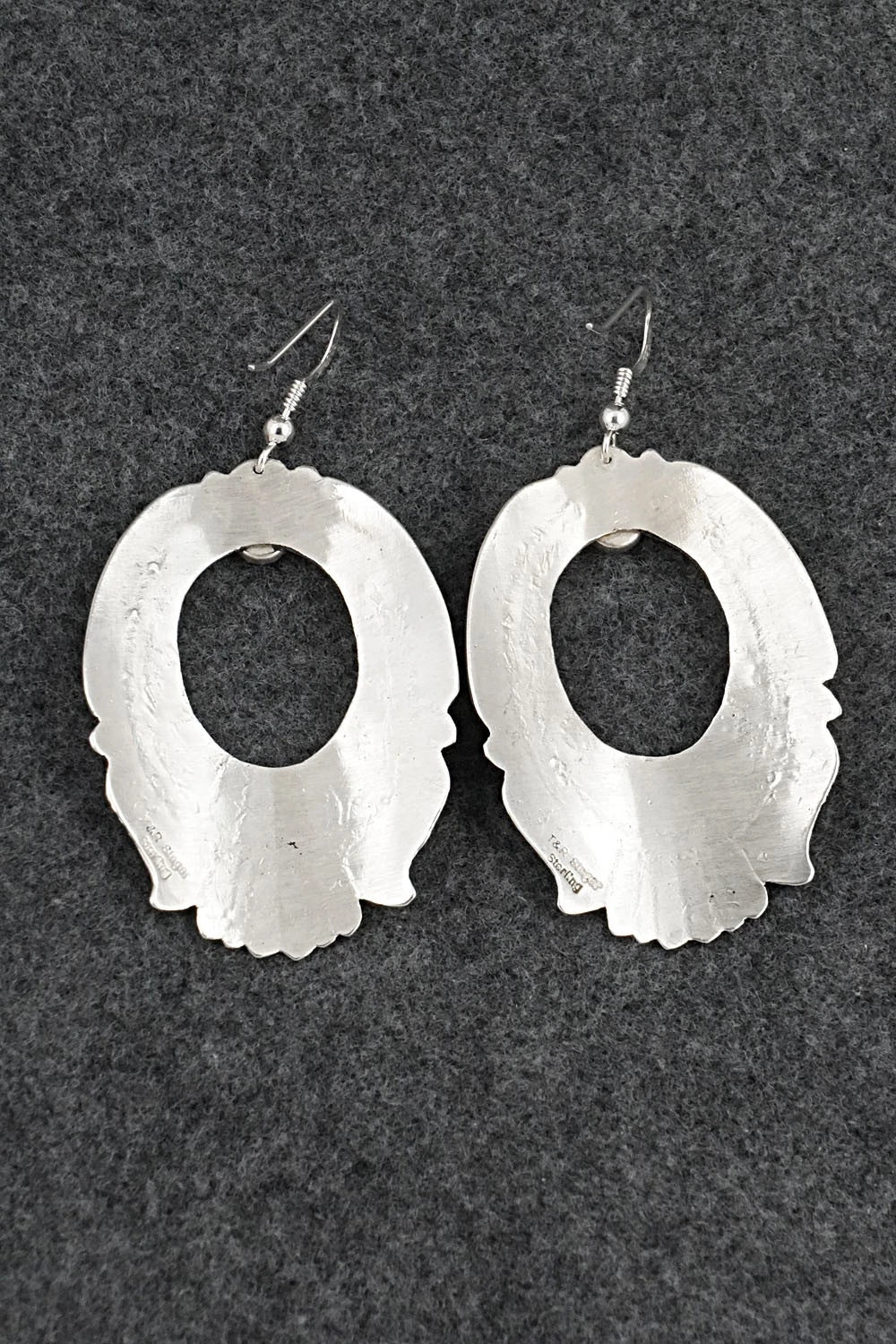 Turquoise & Sterling Silver Earrings - Rosita Singer