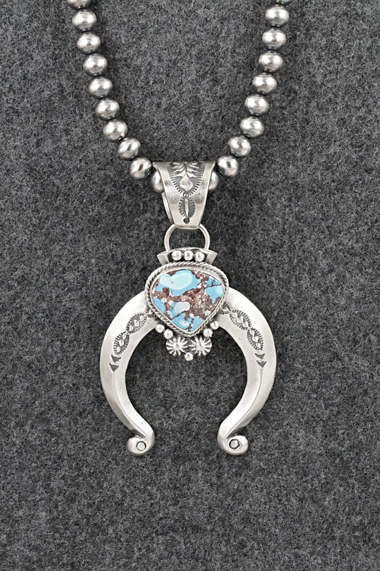 Turquoise & Sterling Silver Necklace - Samuel Yellowhair