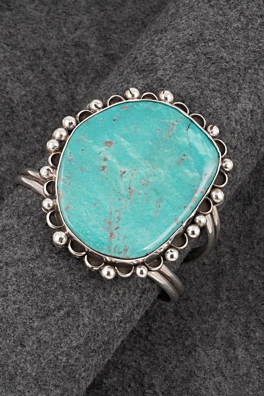 Turquoise & Sterling Silver Vintage Bracelet - Danny Henio