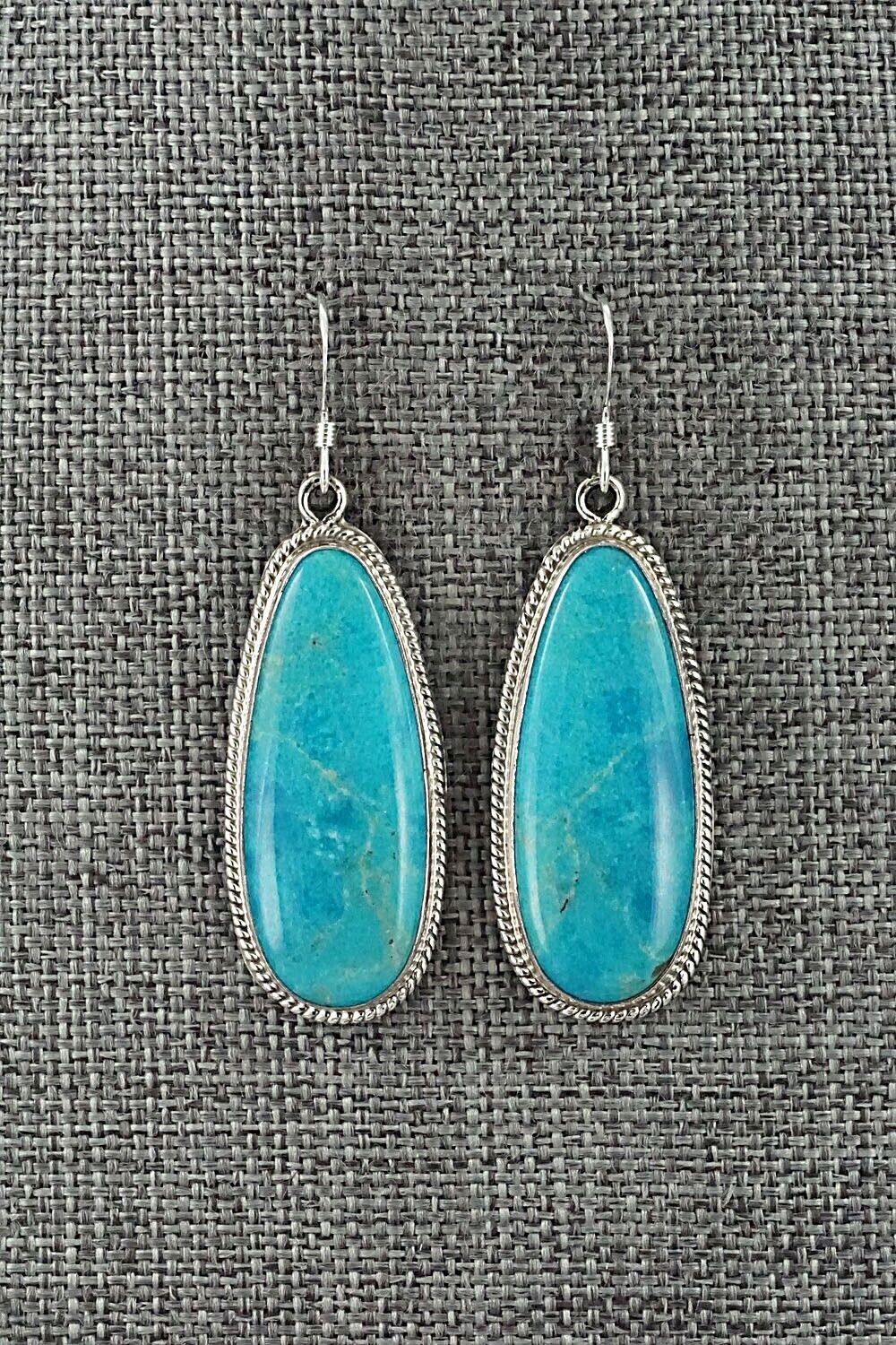 Turquoise and Sterling Silver Earrings - Sharon McCarthy
