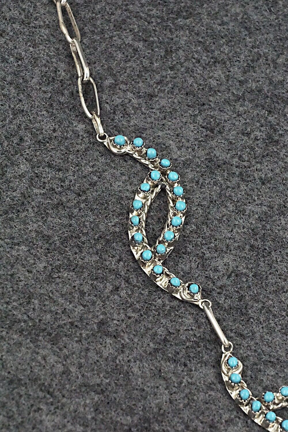 Turquoise & Sterling Silver Necklace Set - Wayne Johnson