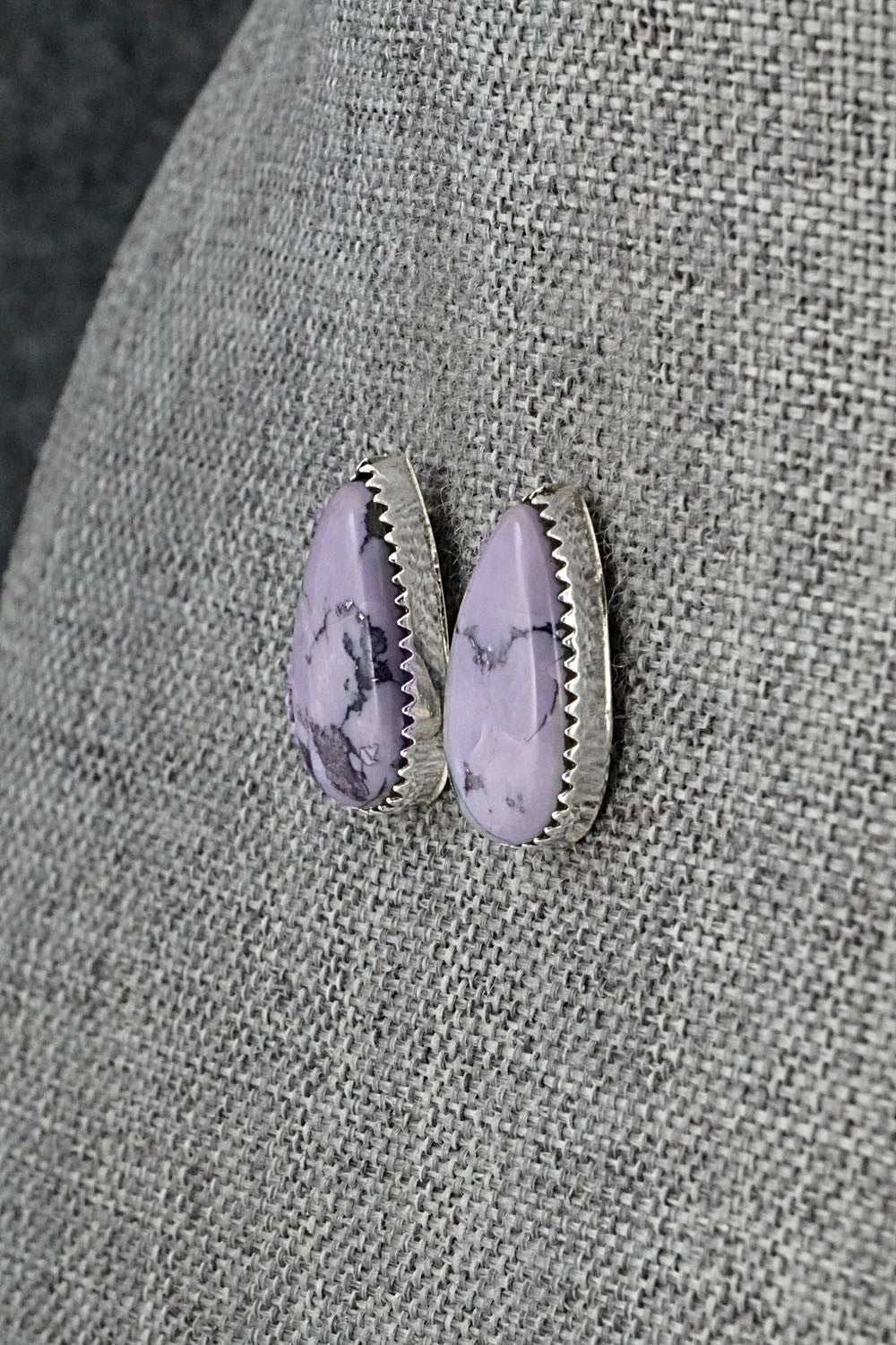 Morado & Sterling Silver Earrings - Murray Hannaweeka