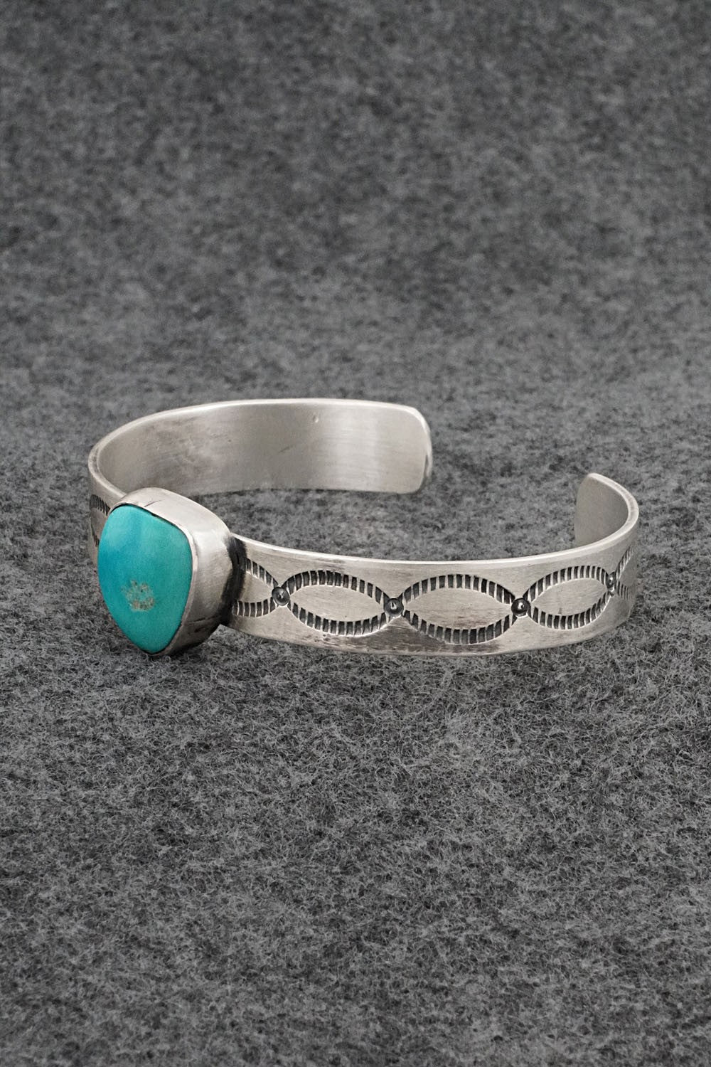 Turquoise & Sterling Silver Bracelet - Danny Henio