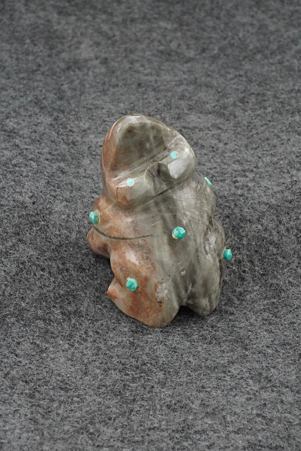 Frog Zuni Fetish Carving - Enrike Leekya