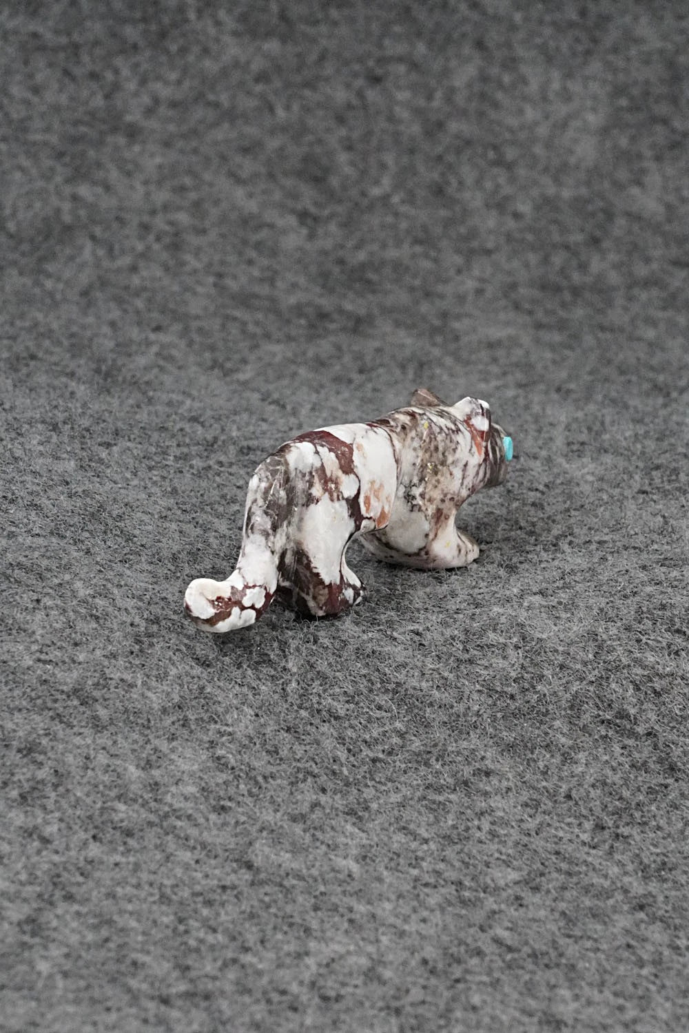 Mountain Lion Zuni Fetish Carving - Ronnie Lunasee