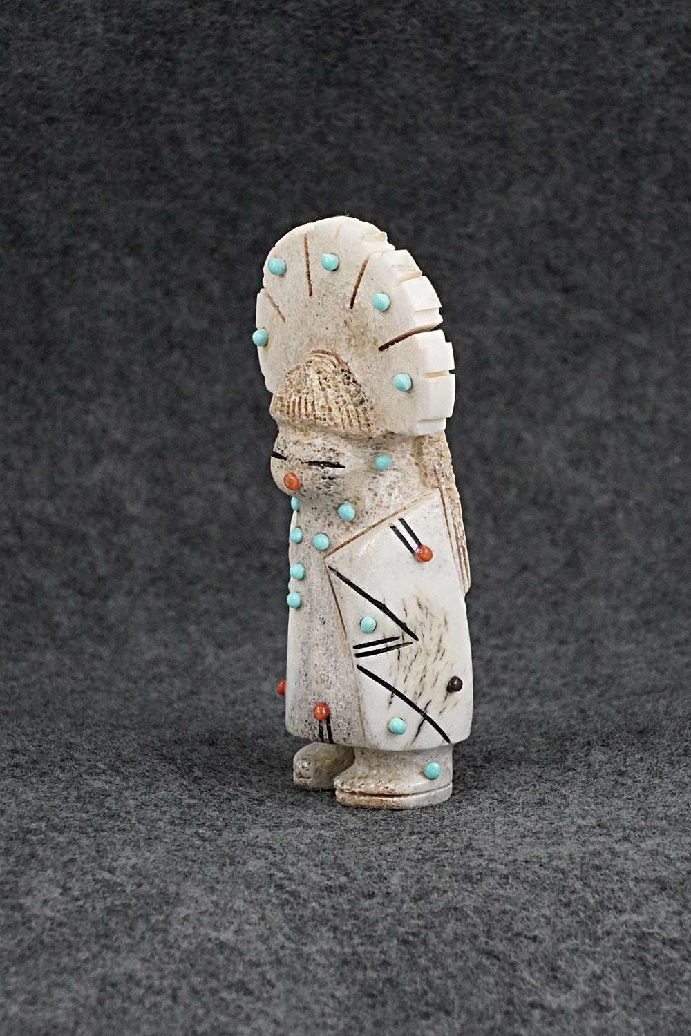 Corn Maiden Zuni Fetish Carving - Claudia Peina