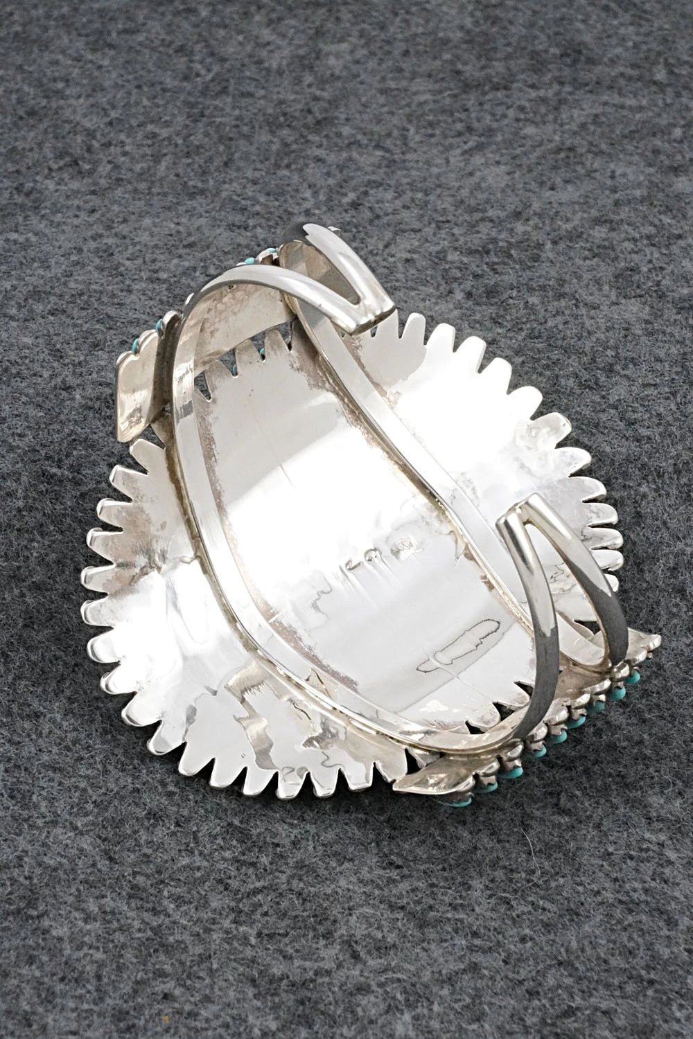 Turquoise & Sterling Silver Bracelet - Charlie John