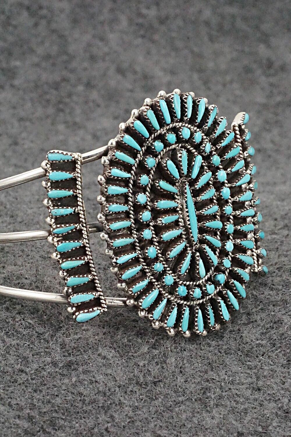 Turquoise & Sterling Silver Bracelet - Judy Wallace