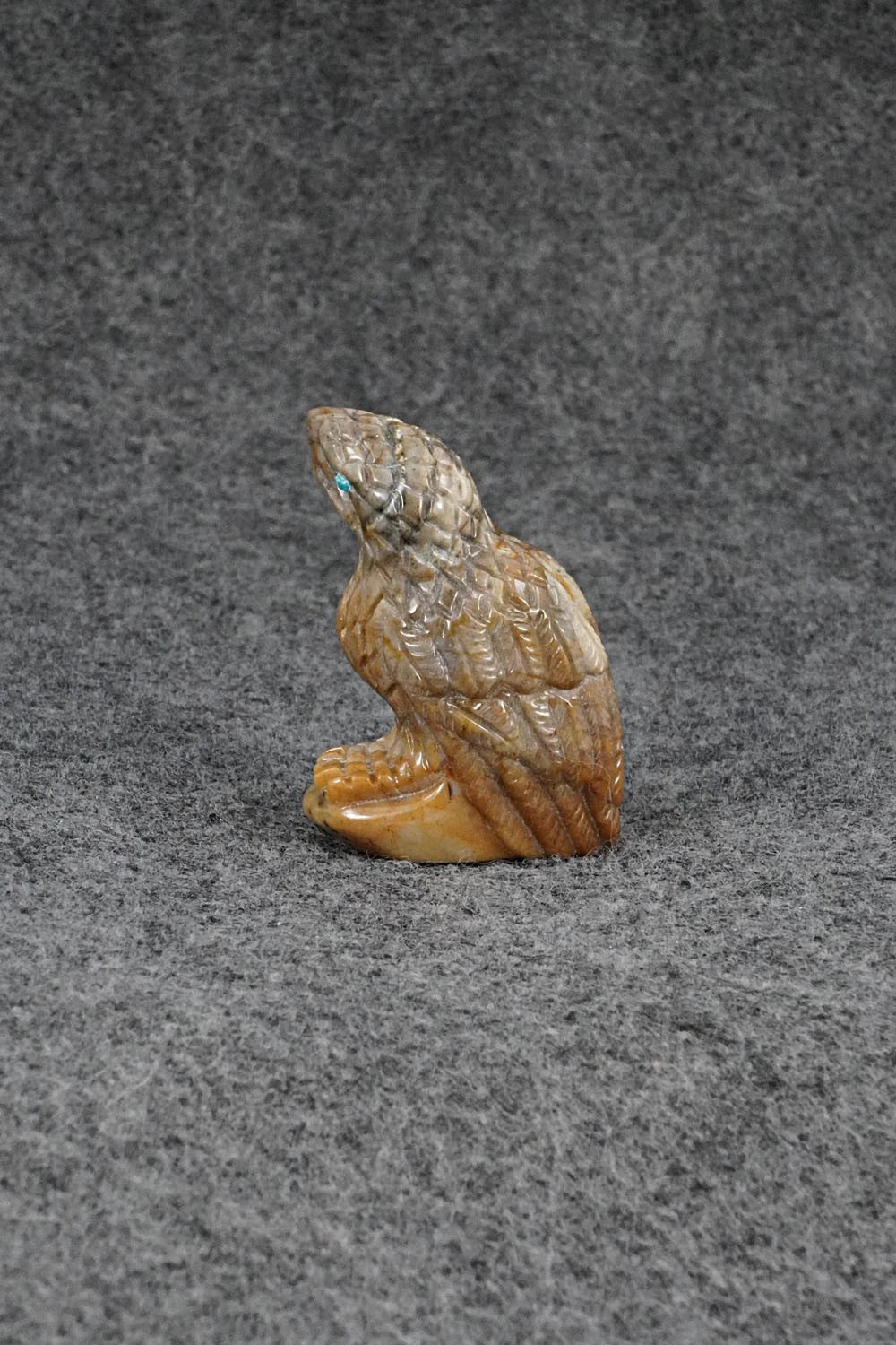 Eagle Zuni Fetish Carving - Randy Lucio