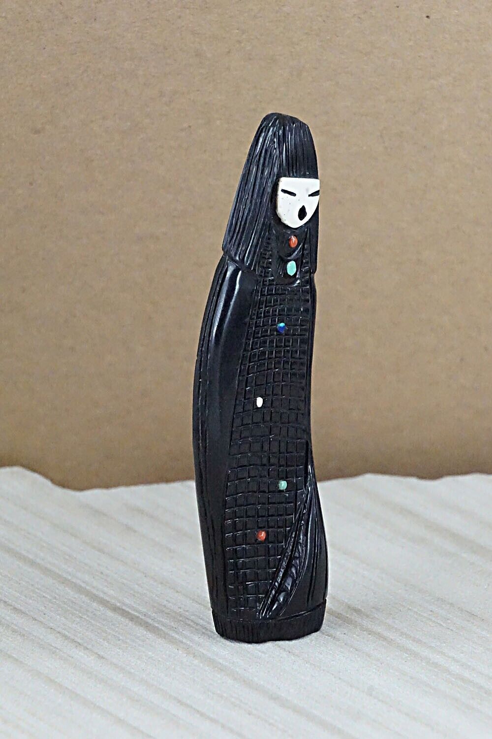 Corn Maiden Zuni Fetish Carving - Sandra Quandelacy