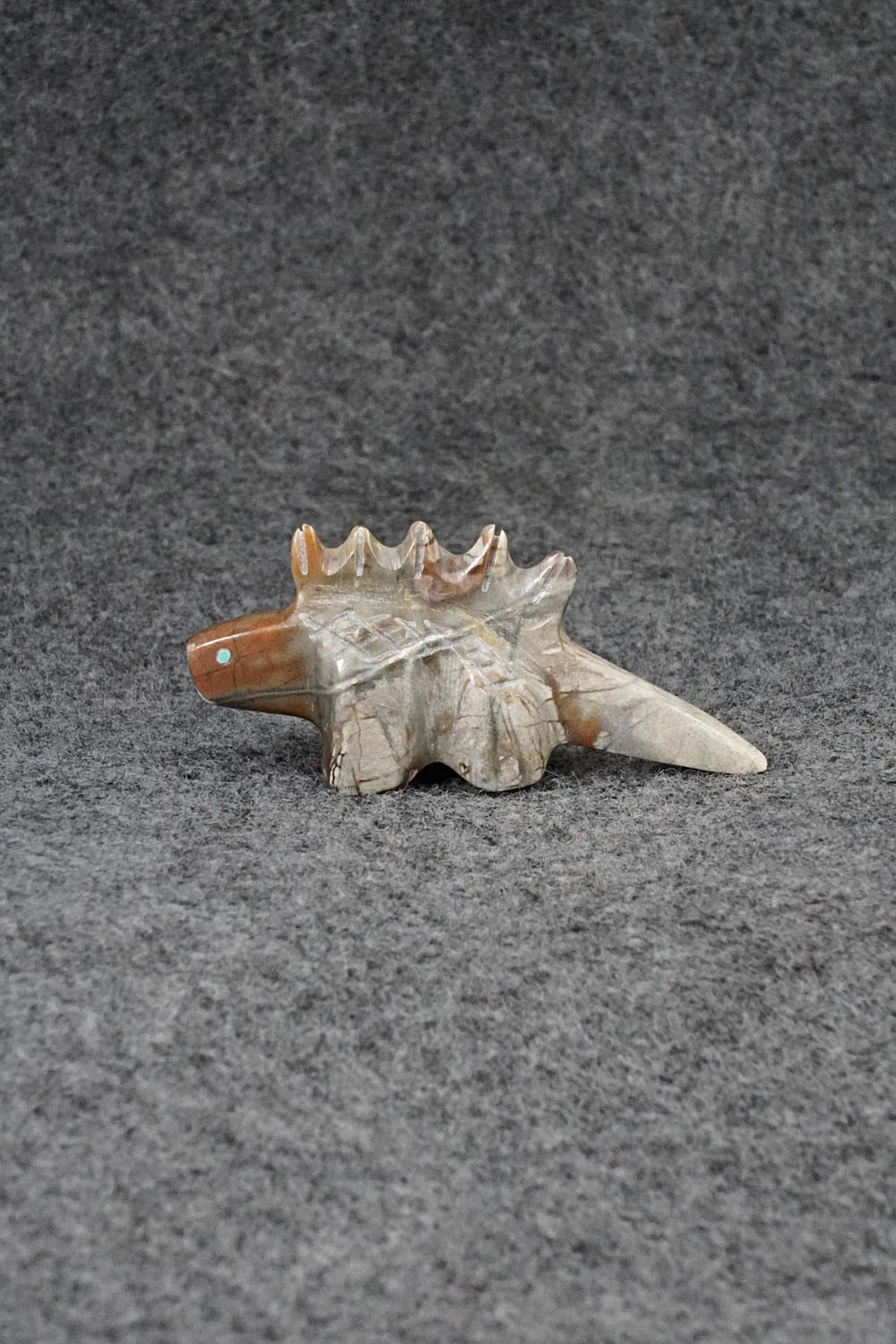 Dinosaur Zuni Fetish Carving - Brandon Phillips