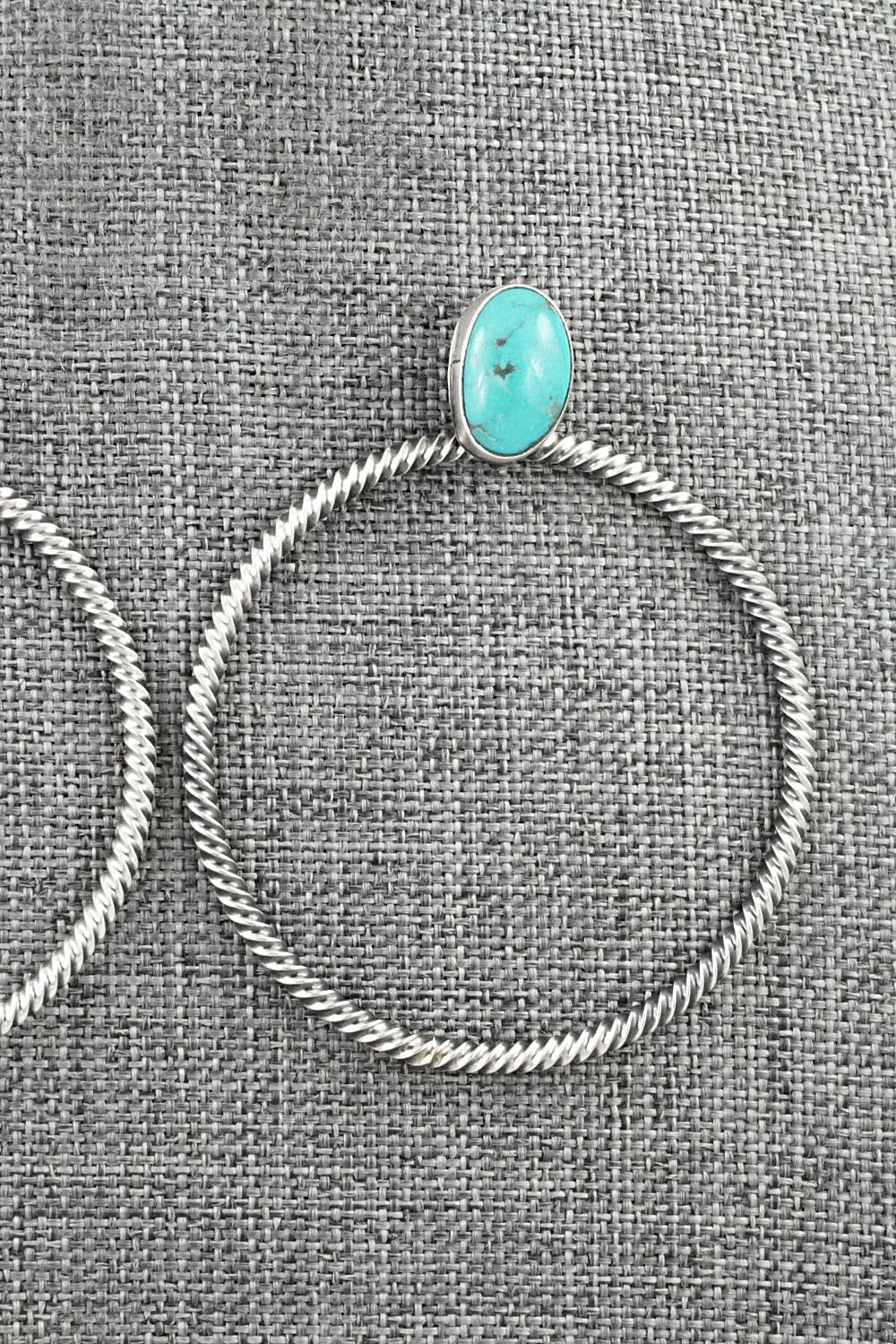Turquoise & Sterling Silver Earrings - Verley Betone