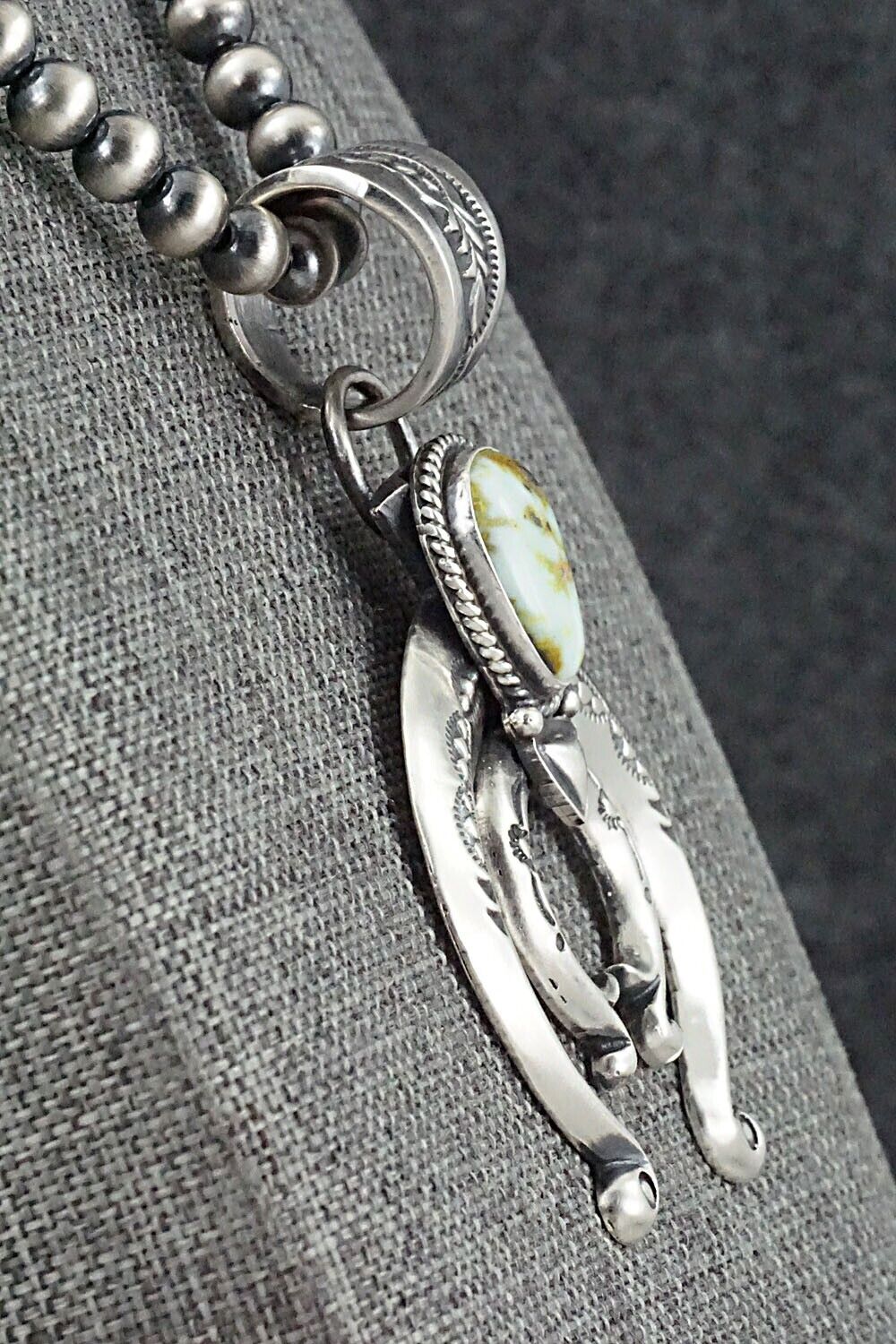 Variscite & Sterling Silver Necklace - Paige Gordon