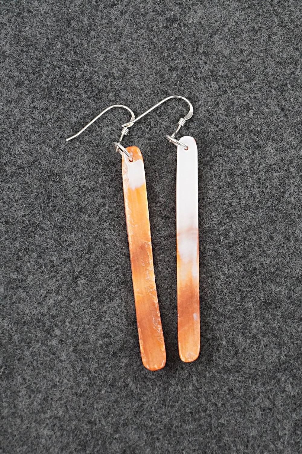 Spiny Oyster, Turquoise & Sterling Silver Earrings - Jesus Espino