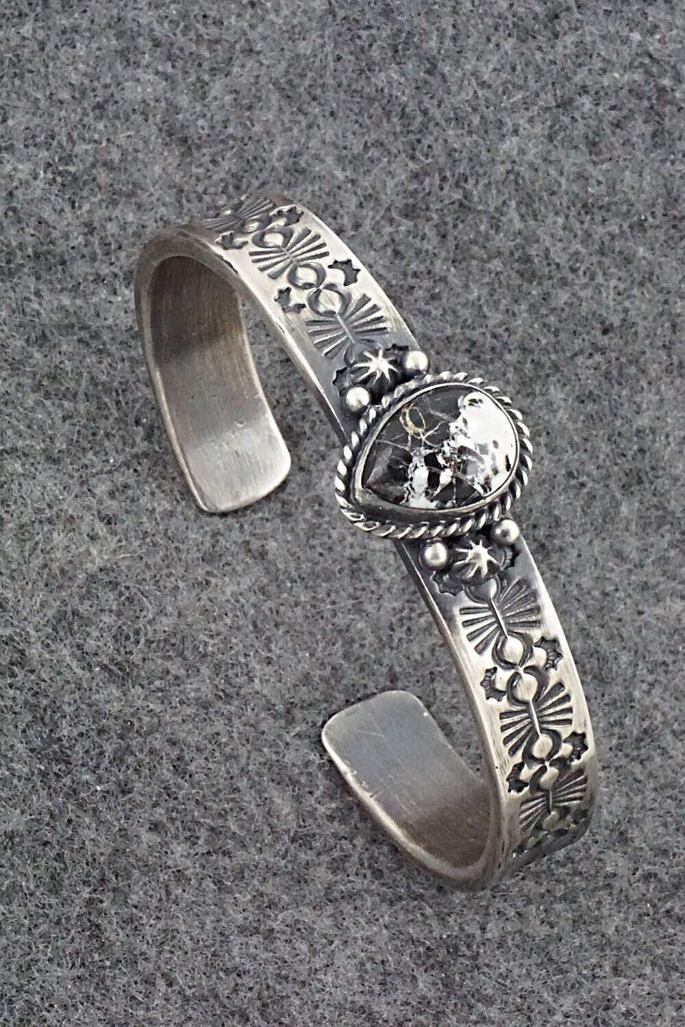 White Buffalo & Sterling Silver Bracelet - Mike Thompson