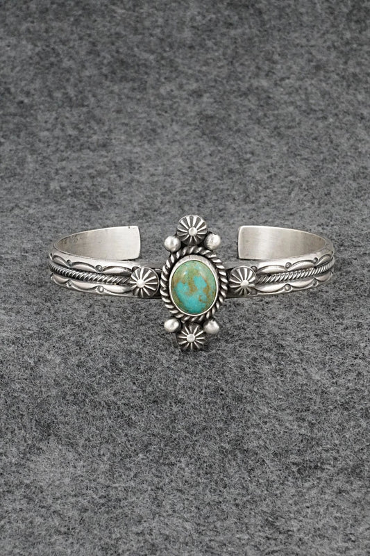 Turquoise & Sterling Silver Bracelet - Michael Calladitto