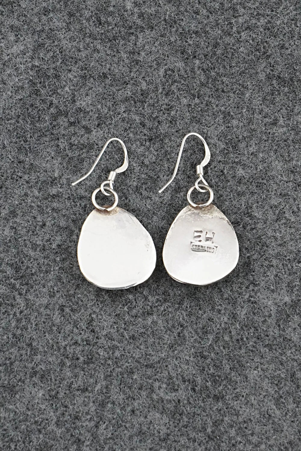 Turquoise & Sterling Silver Earrings - Ernest Hawthorne