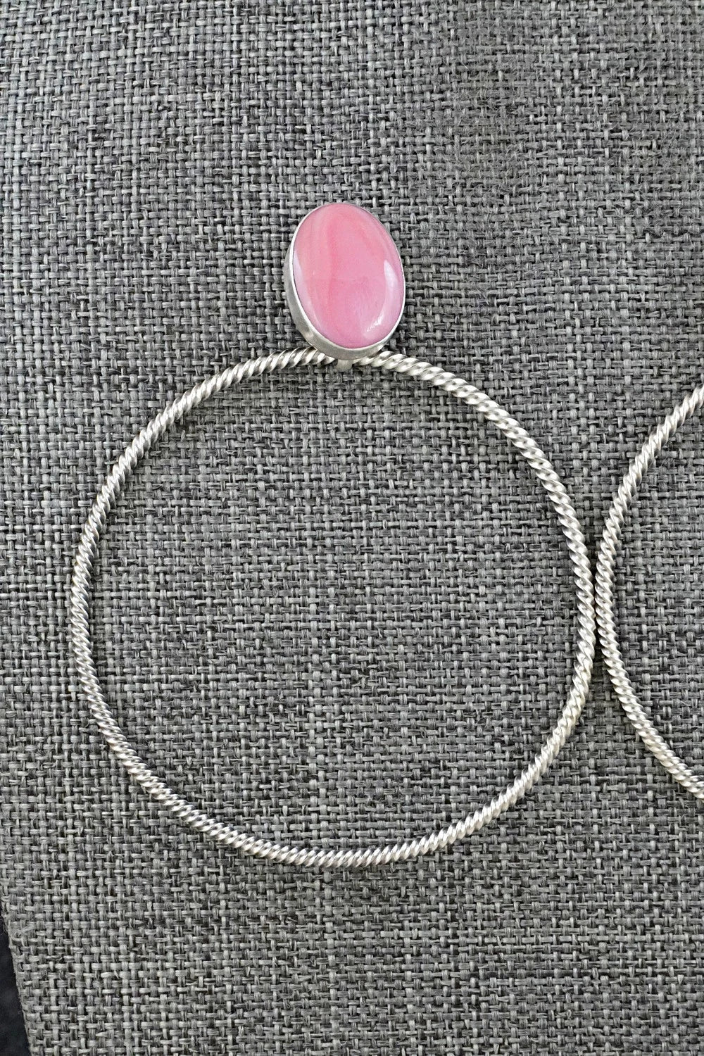 Pink Conch & Sterling Silver Earrings - Verley Betone
