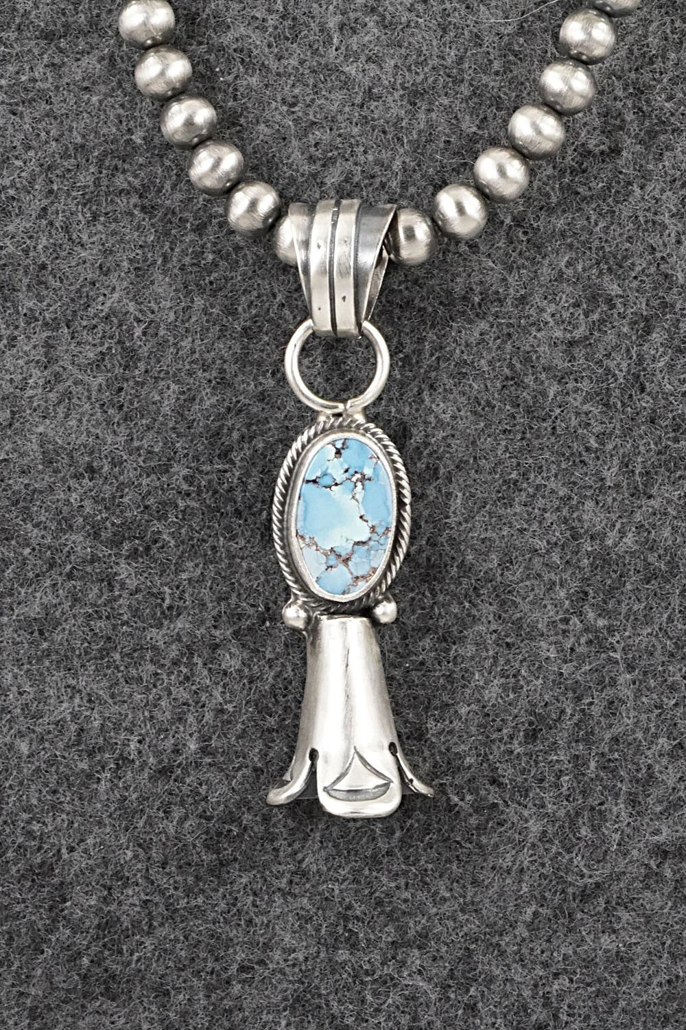 Turquoise & Sterling Silver Necklace - Sharon McCarthy
