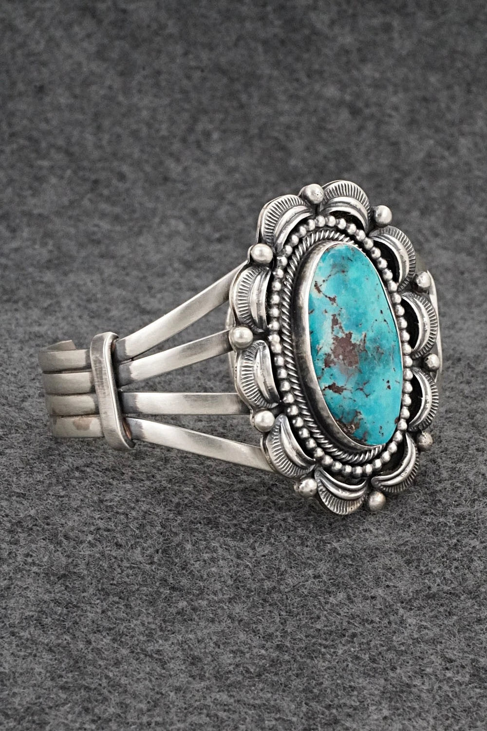 Turquoise & Sterling Silver Bracelet - Kathleen Livingston