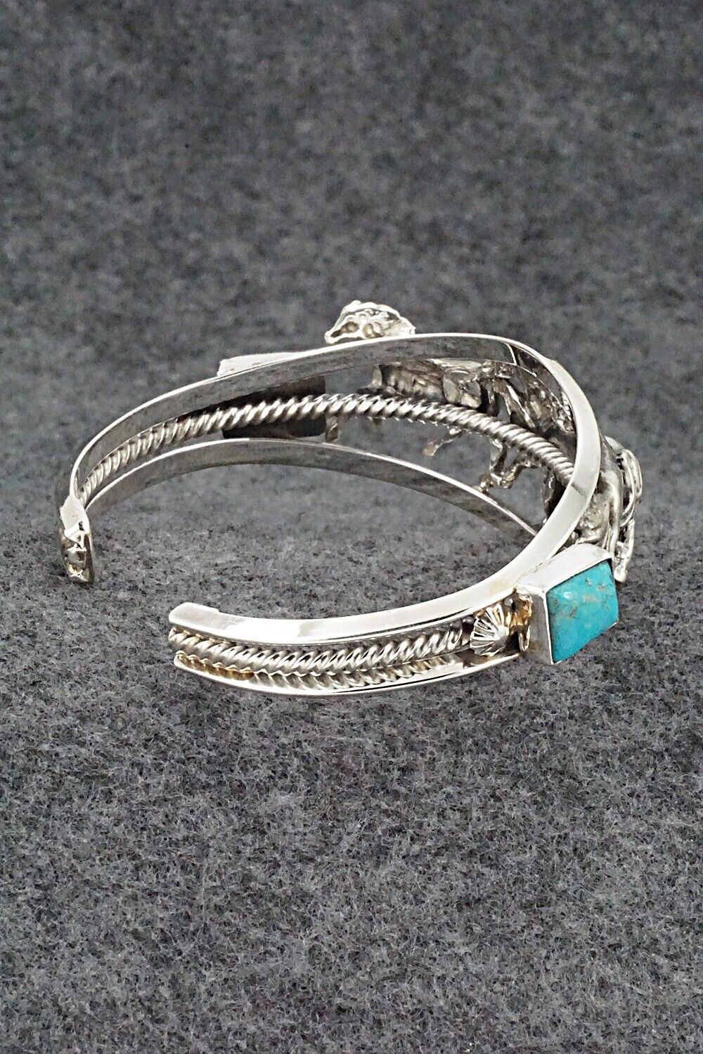 Turquoise & Sterling Silver Bracelet - Bobby Platero