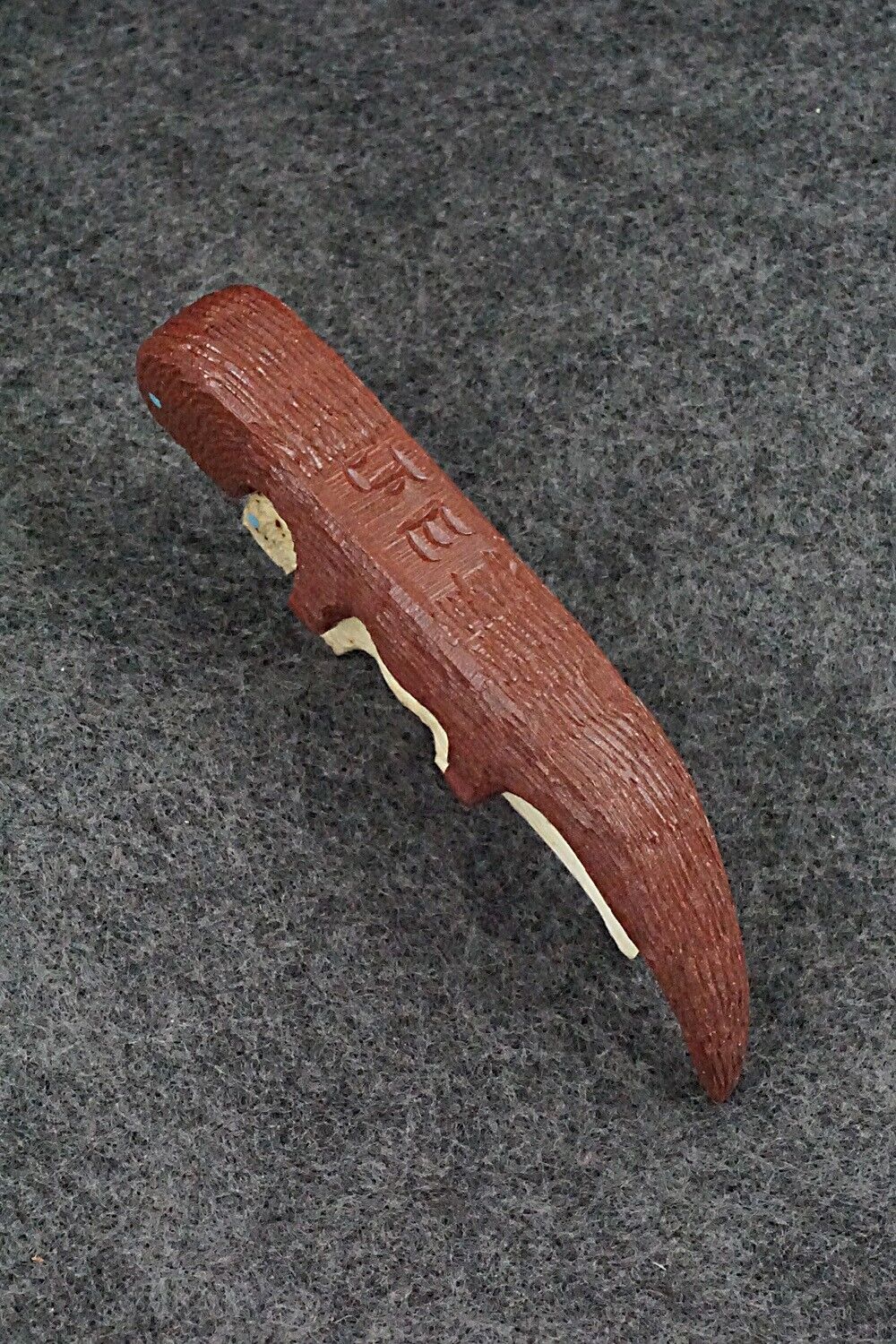 Otter with Cub Zuni Fetish Carving - Jesus Espino