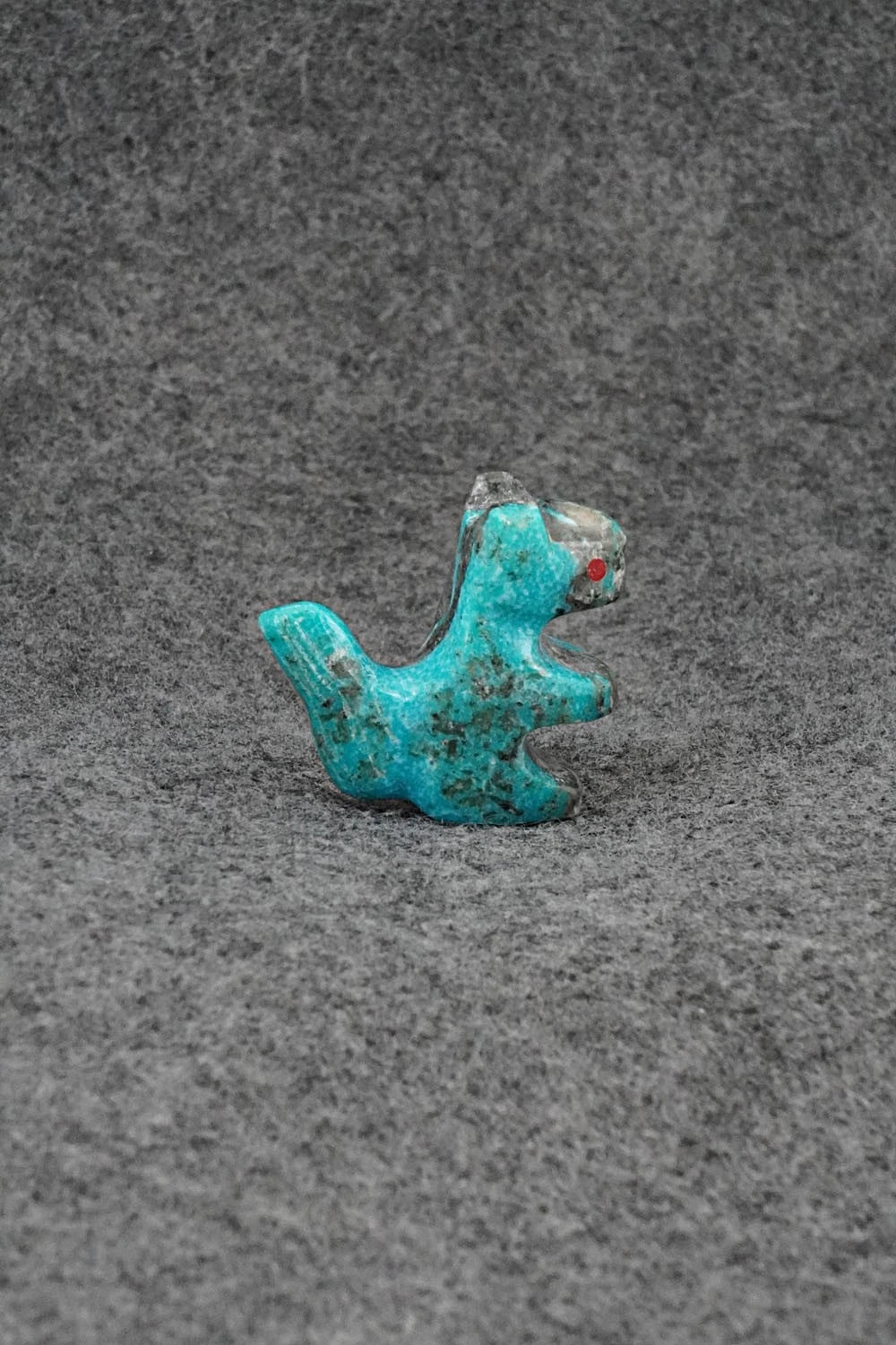Squirrel Zuni Fetish Carving - Kenric Laiwakete