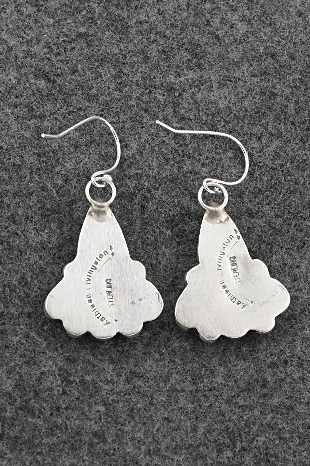 Turquoise & Sterling Silver Earrings - Kathleen Livingston