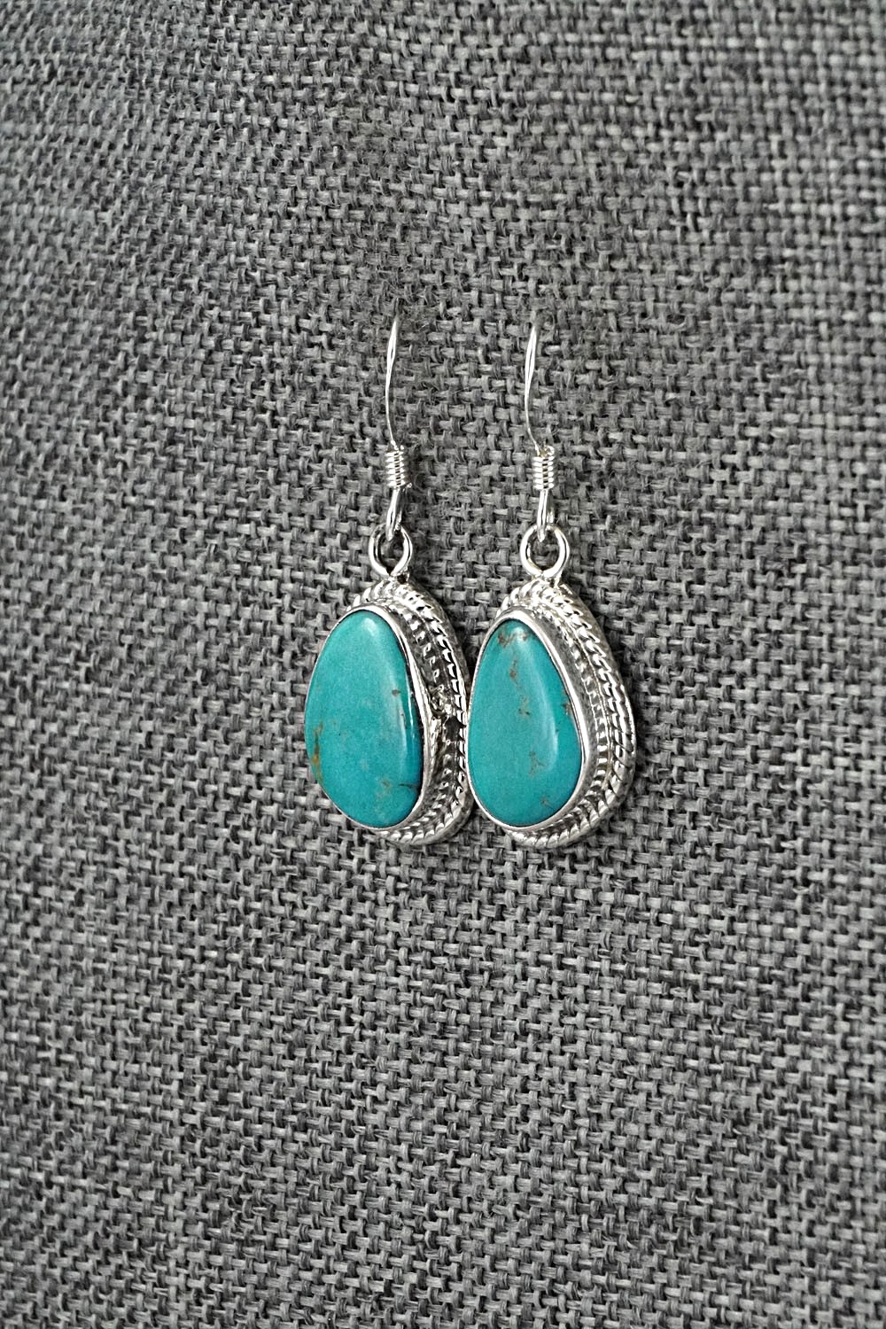 Turquoise & Sterling Silver Earrings - Sharon McCarthy