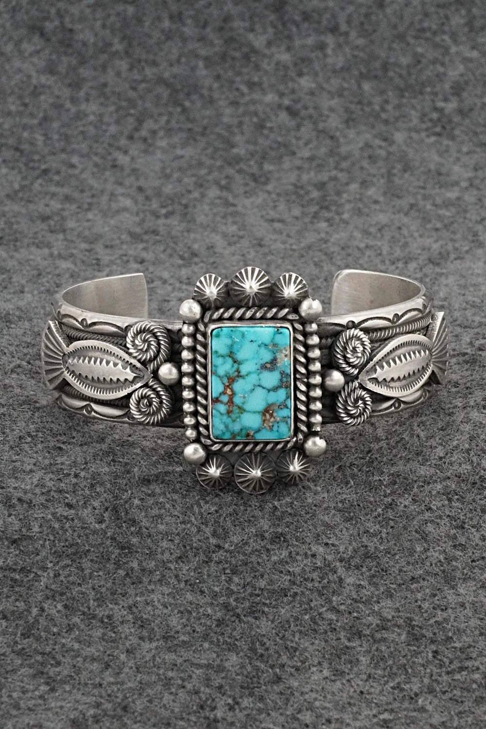 Turquoise & Sterling Silver Bracelet - Michael Calladitto