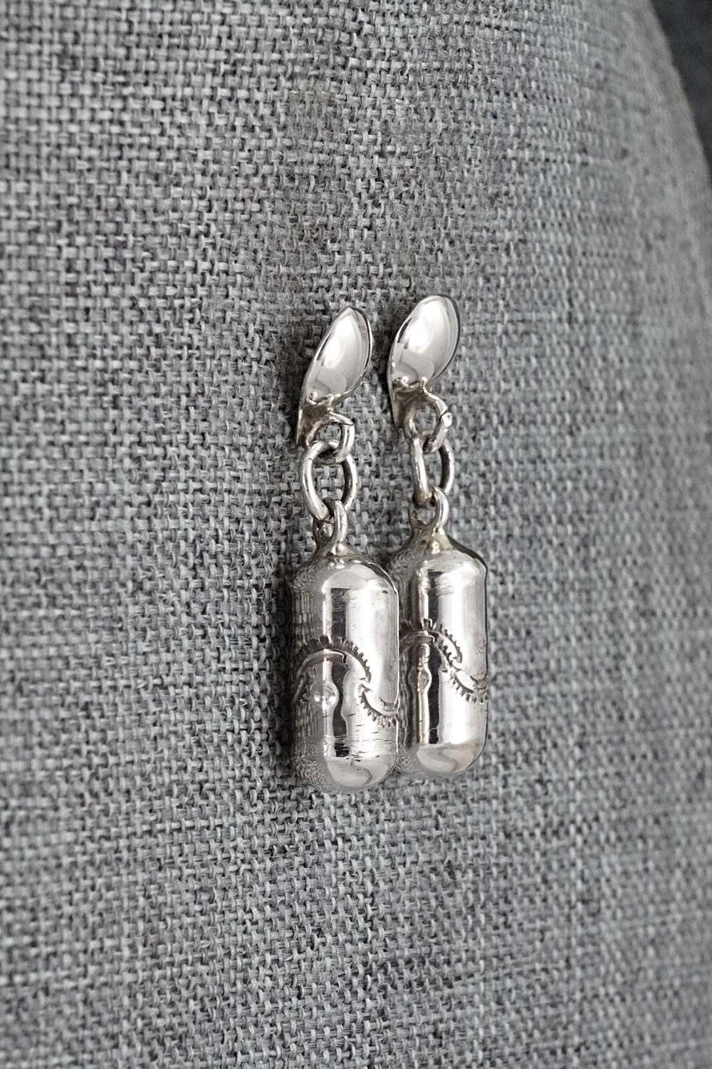 Sterling Silver Earrings - Kim Yazzie