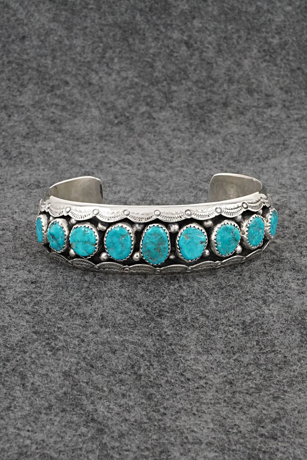 Turquoise & Sterling Silver Bracelet - Wilbert Muskett Sr.