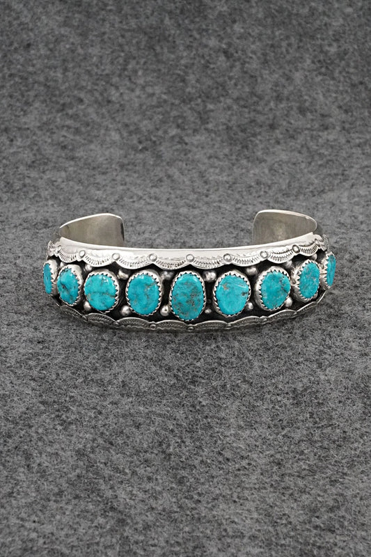 Turquoise & Sterling Silver Bracelet - Wilbert Muskett Sr.