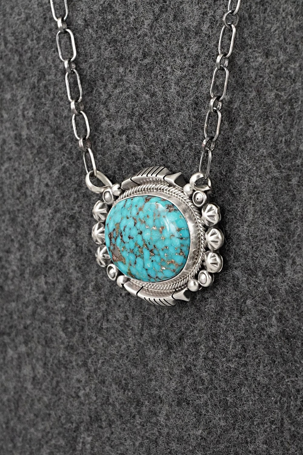 Turquoise & Sterling Silver Necklace - Daniel Benally