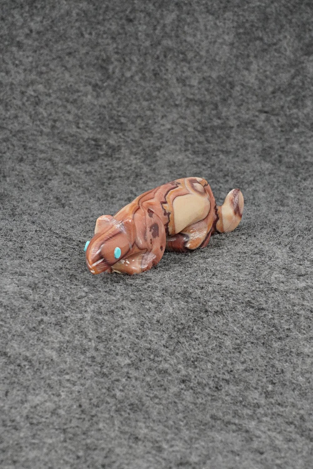 Mountain Lion Zuni Fetish Carving - Ronnie Lunasee