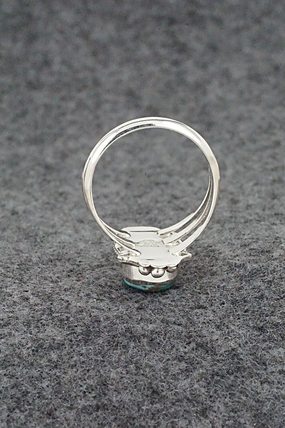 Turquoise & Sterling Silver Ring - Theresa Smith - Size 9