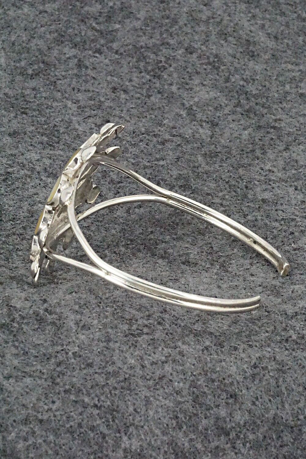 Multi Stone & Sterling Silver Inlay Bracelet - Pauline Lonjose