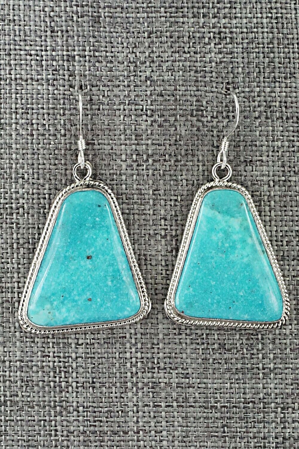 Turquoise and Sterling Silver Earrings - Sharon McCarthy