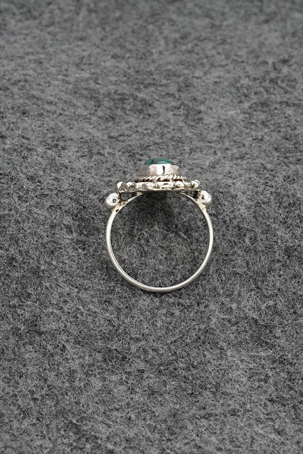 Turquoise & Sterling Silver Ring - Priscilla Reeder - Size 8