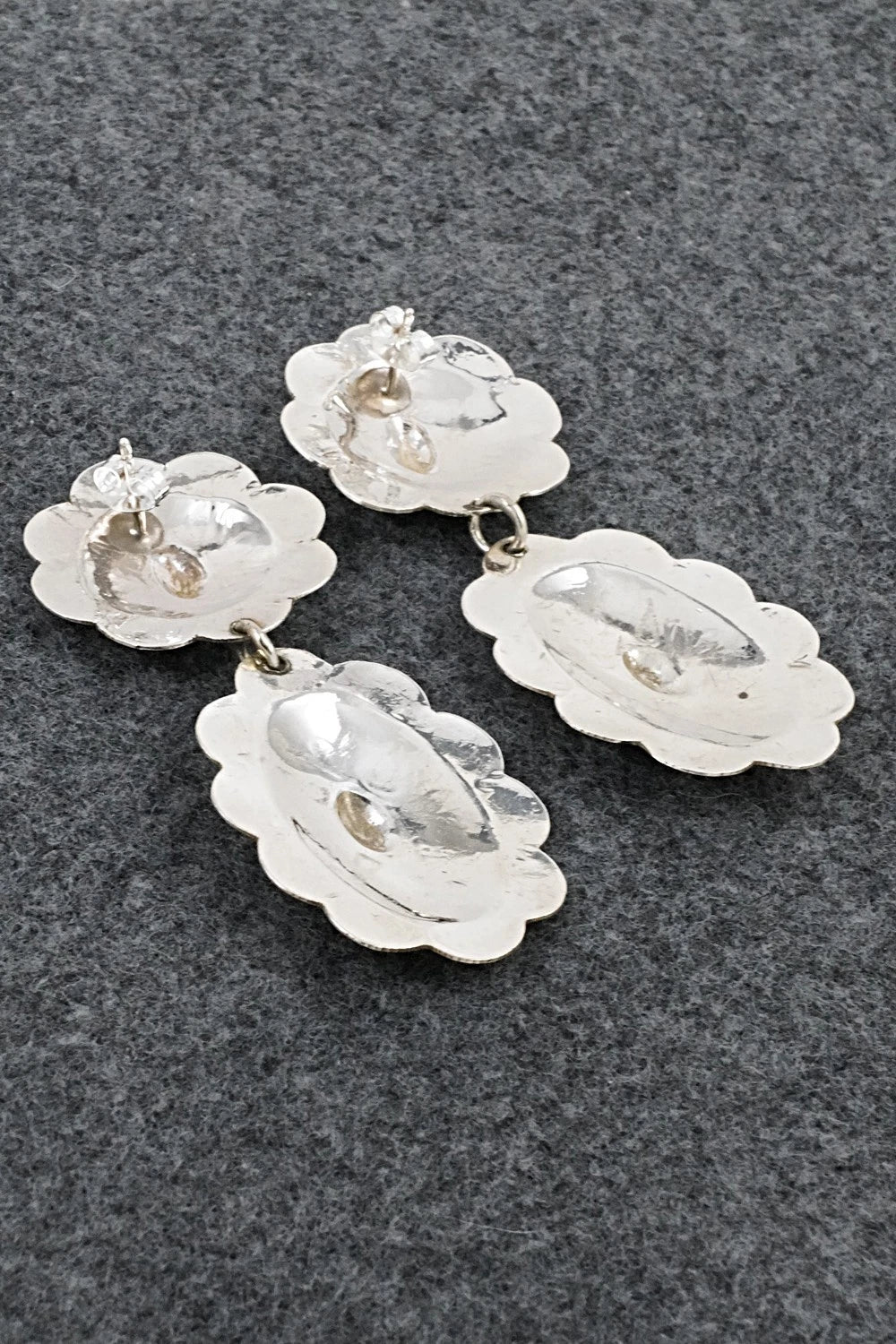 Sterling Silver Earrings - Bertha Begay