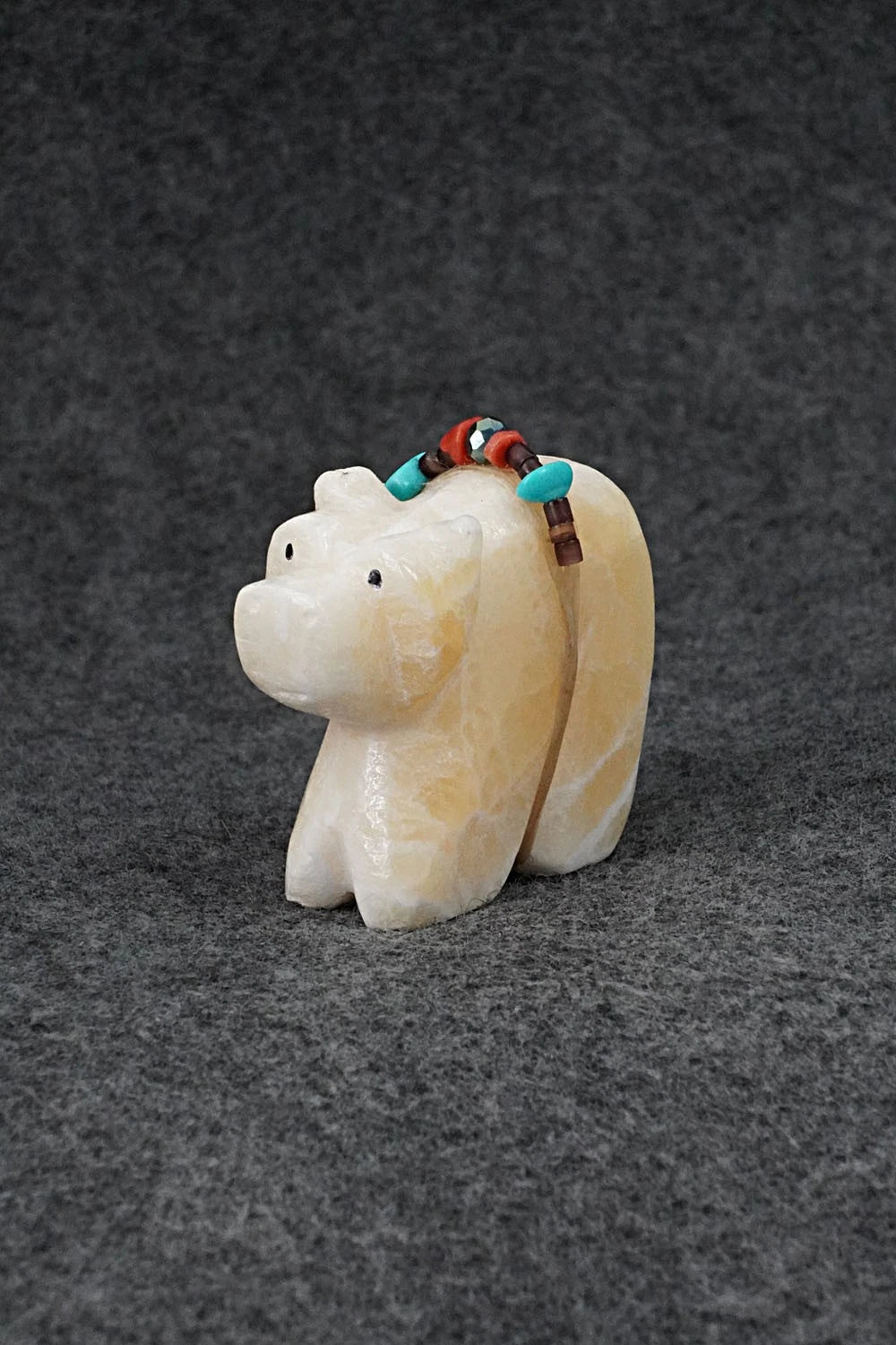 Bear Zuni Fetish Carving - Benina Kallestewa